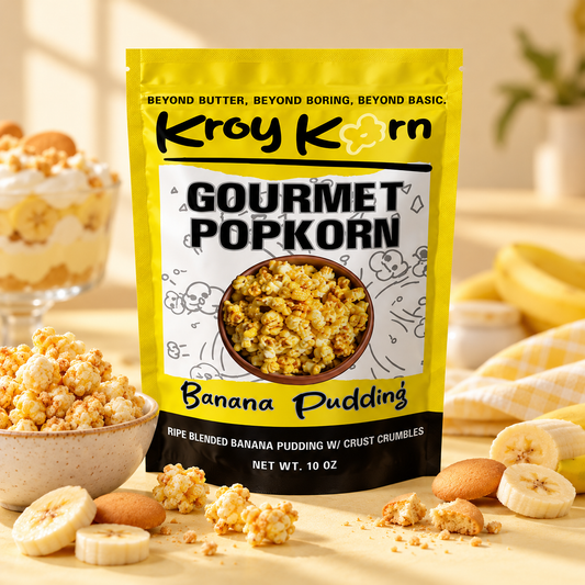 KroyKorn Banana Puddin Popkorn - 10oz bag