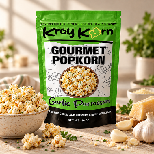 KroyKorn Garlic Parmesan Popkorn - 10oz bag
