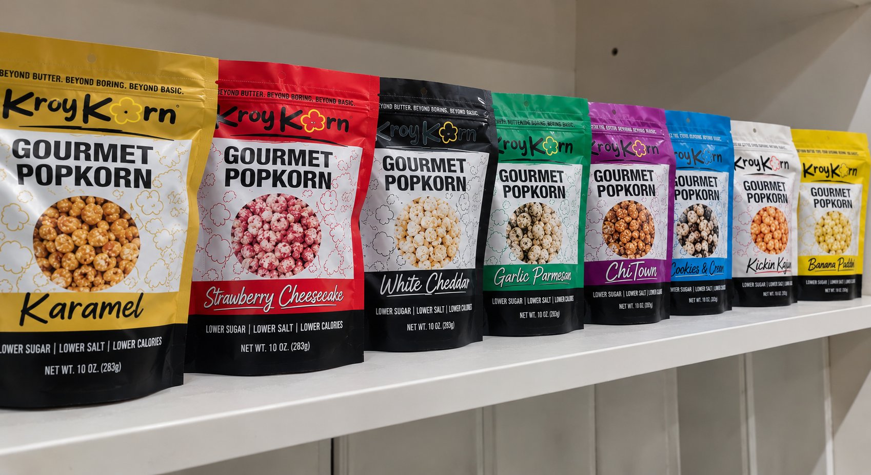 Kroy Korn Gourmet Popcorn | Popped with Purpose