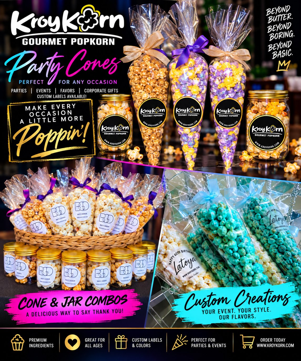 Poppin' Out for a Purpose – Kroy Korn Gourmet Popcorn
