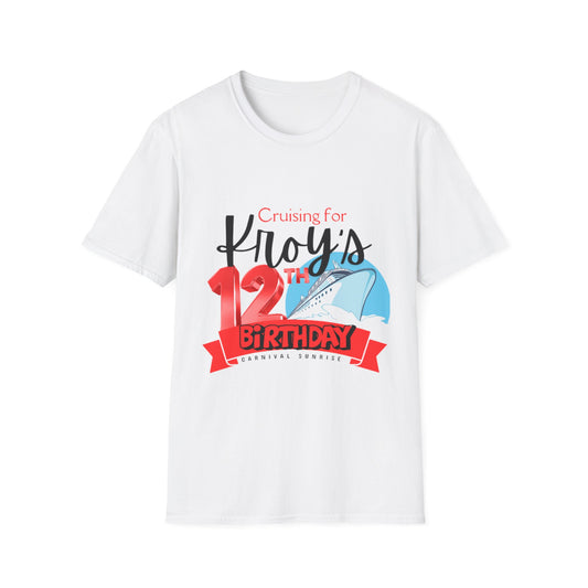 Cruising for Kroy's 12th Birthday Unisex Softstyle T-Shirt