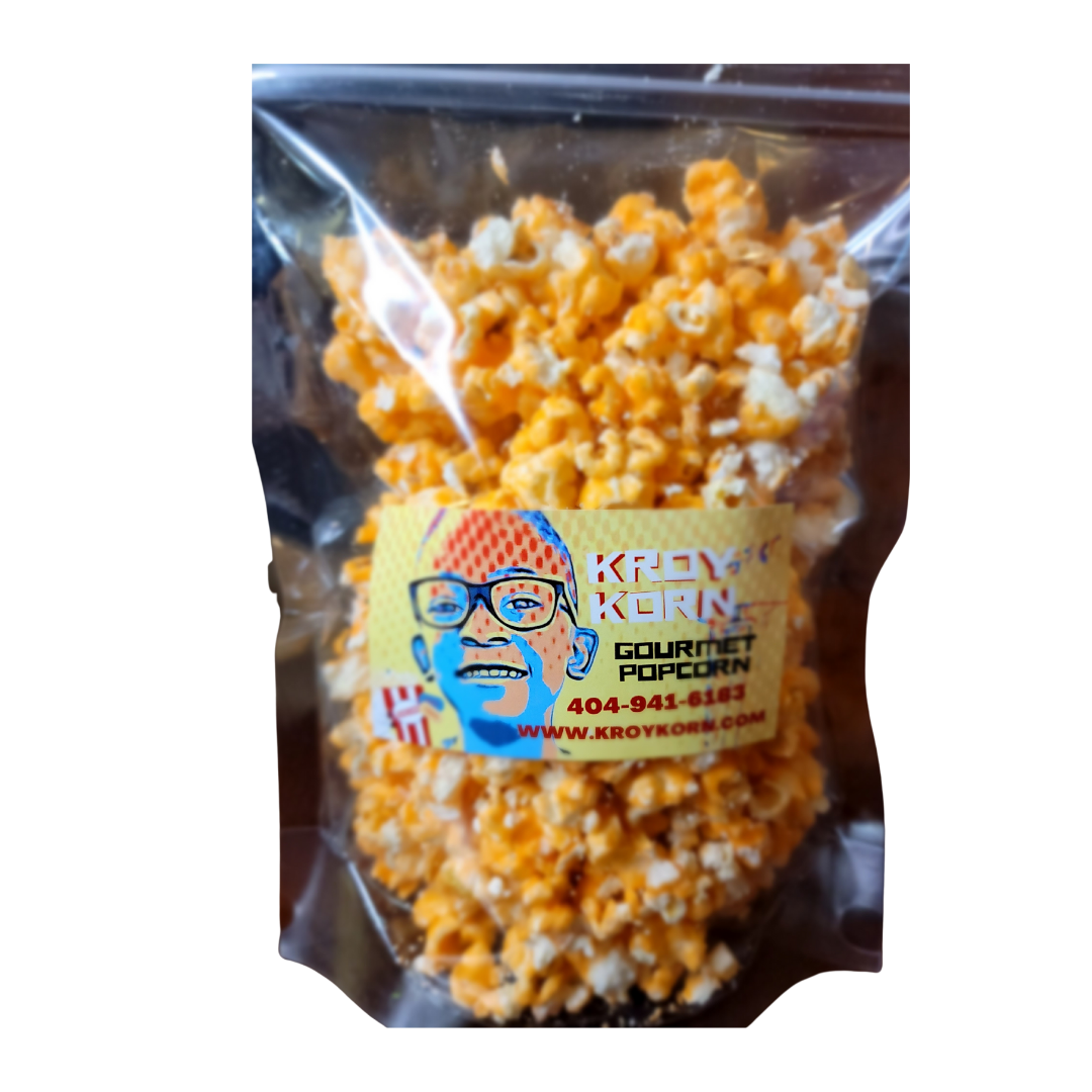 Peach Cobbler at $9.99 only from Kroy Korn Gourmet Popcorn